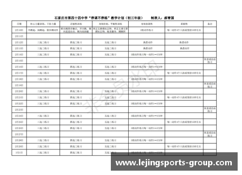 乐竞体育球员训练协议的优化与实施策略 - 副本